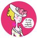 Prinz und Princess PC944CDE dessertbord "Ich sitz immer recht"