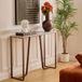 ATMOSPHERA CREATEUR D'INTERIEUR Table console rectangulaire Graphite 32 x 120 cm, brun