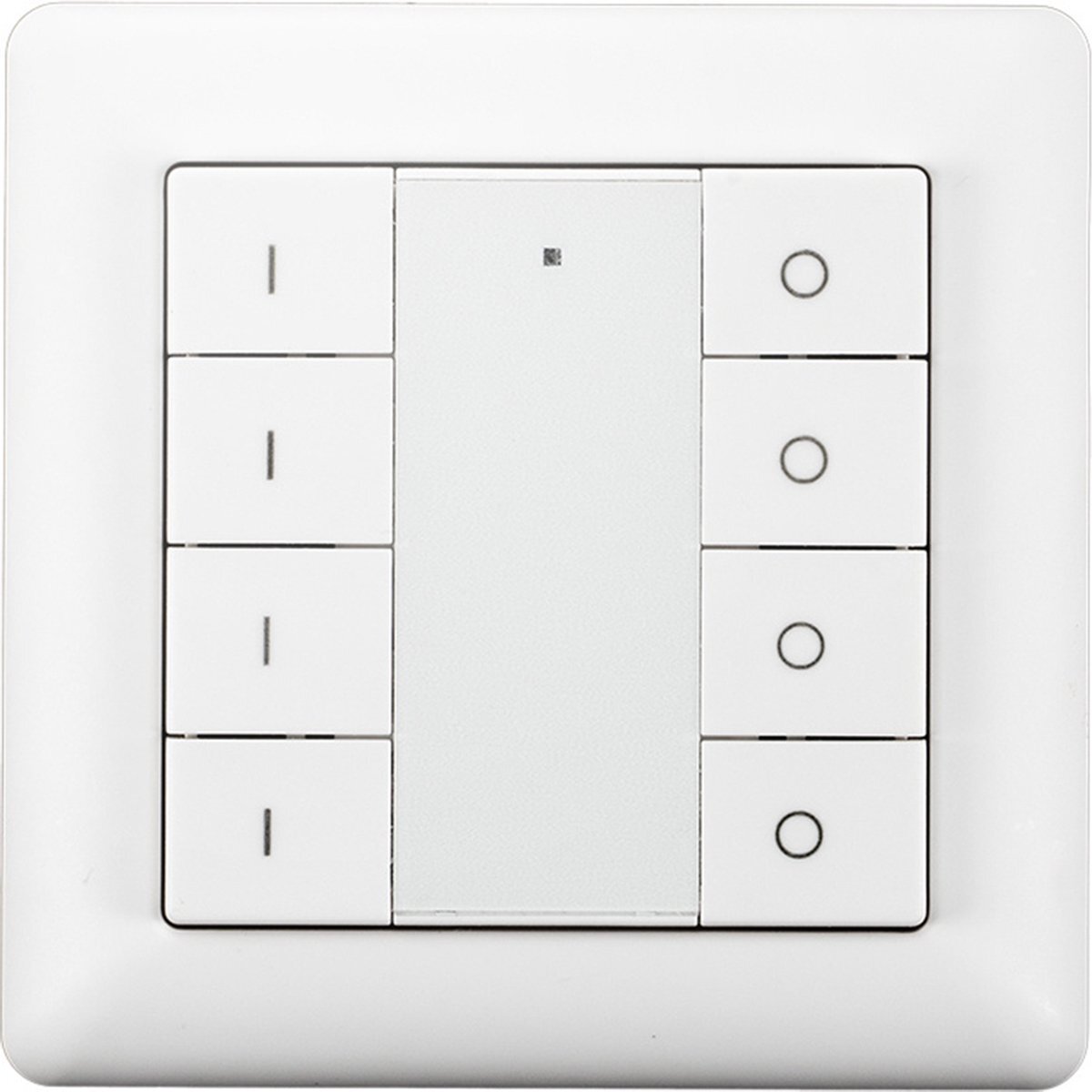 EcoDim Draadloze schakelaar Zigbee 4 groepen Wit