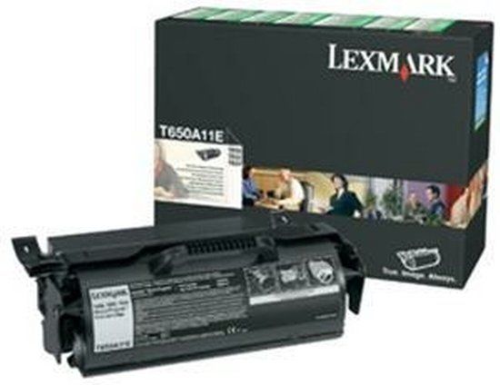 Lexmark T650A11E Toner Cartridge - Black - 7,000 Pages