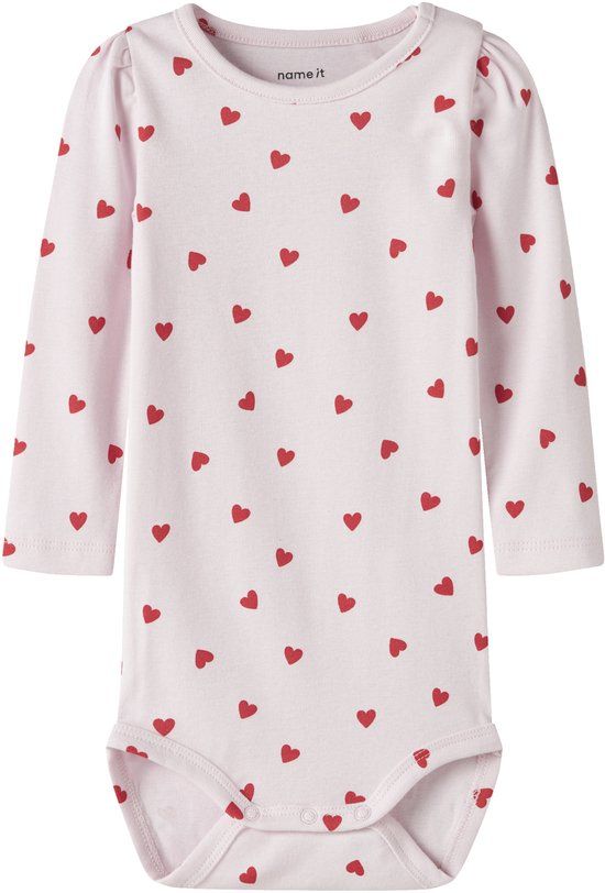 NAME IT - NBFBHEART LS BODY - Baby - Bodies - Cradle Pink