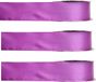 Merkloos Hobby/decoratie sierlint - 3x - satijn - magenta - 1,5 cm/15 mm x 25 meter - cadeaulint