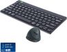 R-Go Tools R-Go Compact Break - Ergonomisch Toetsenbord & Verticale Muis - Bluetooth - QWERTY US - Zwart/Grijs