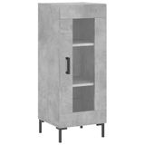 VidaXL Dressoir, bewerkt hout, betongrijs, 34,5 x 34 x 90 cm