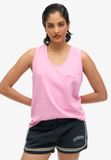Superdry Essential Logo garment-dye hemdtopje Dames Vesten lilac chiffon