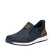 Rieker Slipper Sneaker demi-chaussure extra large avec semelles amovibles B9057, taille : 45 EU, couleur : bleu