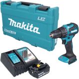 Makita DHP 490 RG1K accu-slagboormachine 18 V 65 Nm borstelloos + 1x accu 6,0 Ah + oplader + koffer