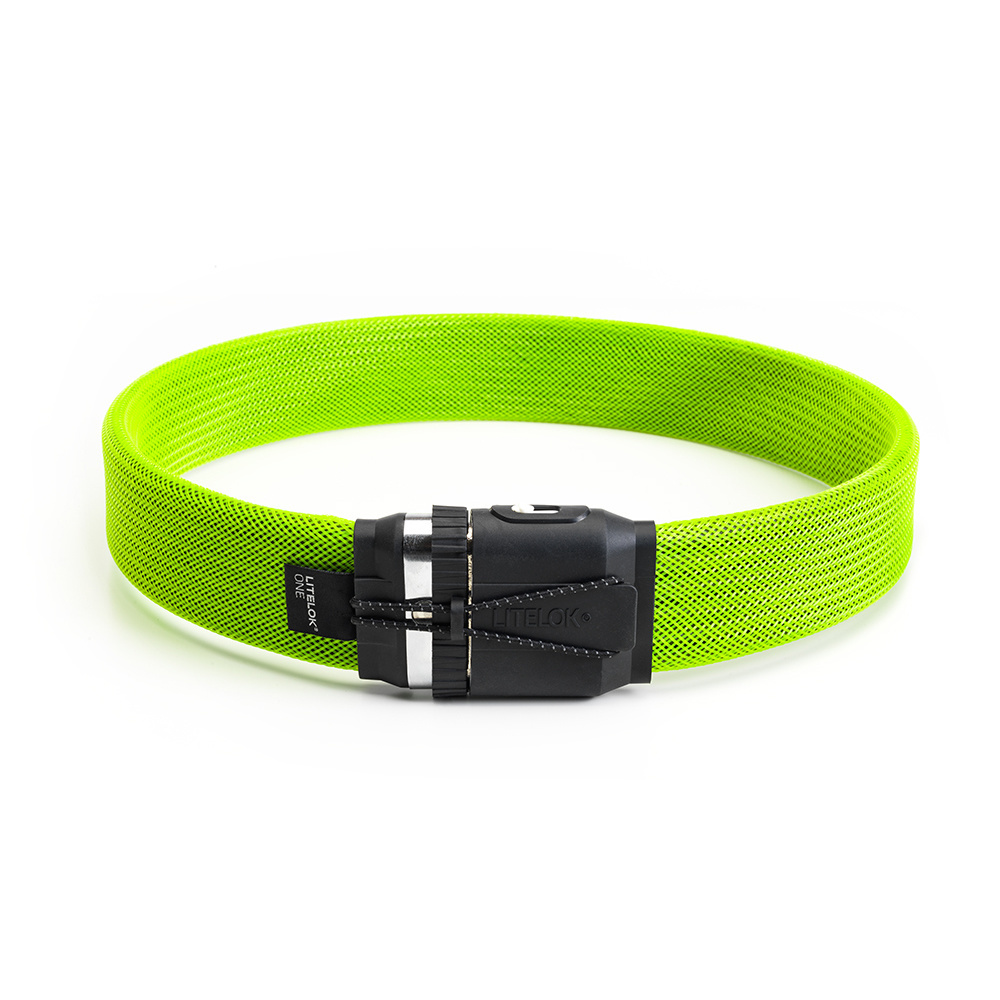 Litelok Draagbaar Kabelslot ONE Wearable S 95cm Boa Green