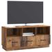vidaXL TV-kast met lade Oud hout 102 x 34,5 x 47 cm Bewerkt hout