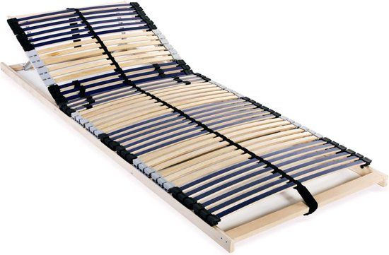 vidaXL Lattenbodem met 42 latten 7 zones 80x200 cm