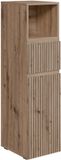 Vicco Takumi Halfhoge kast – 30 x 112.6 cm met lade en deur Ambachtelijk Eiken