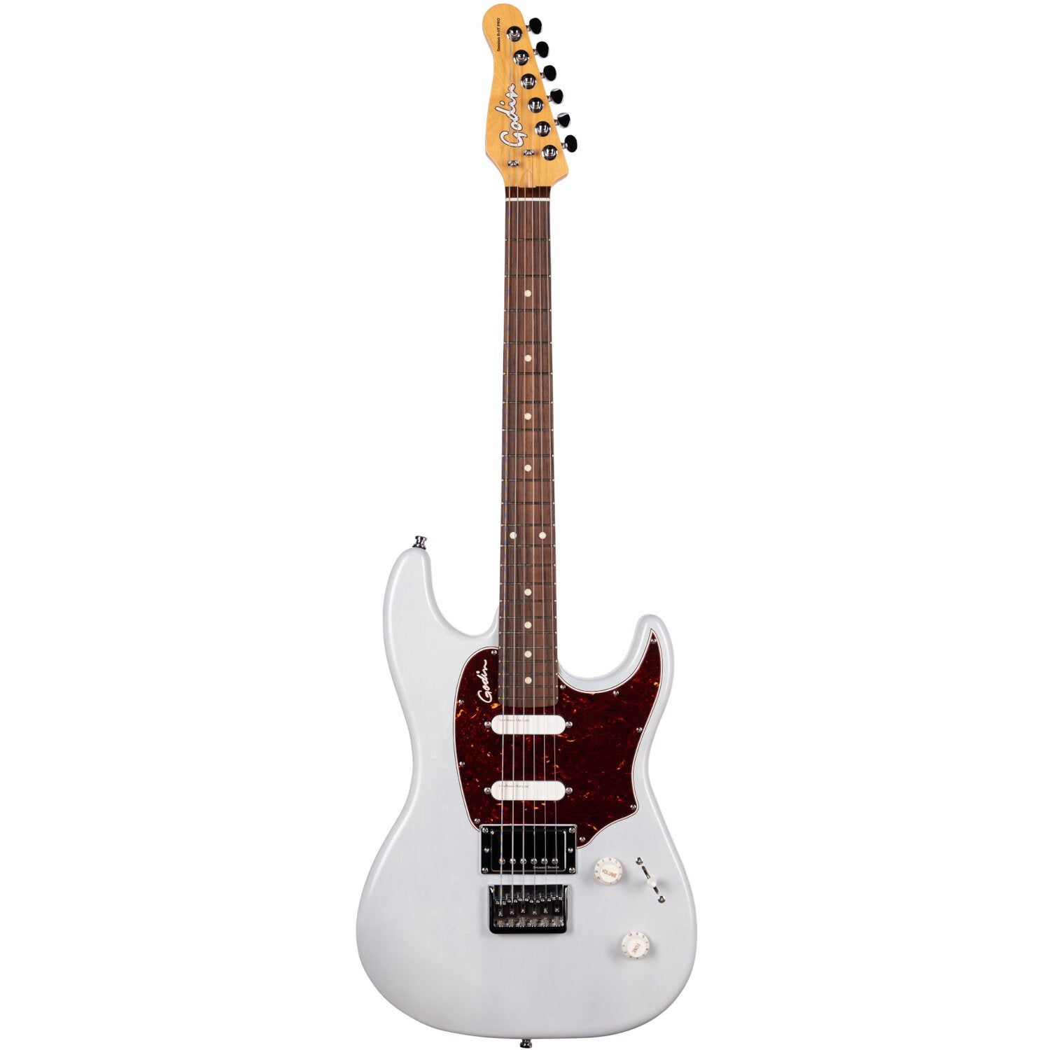 Godin Session R-HT PRO Carbon White elektrische gitaar met gigbag