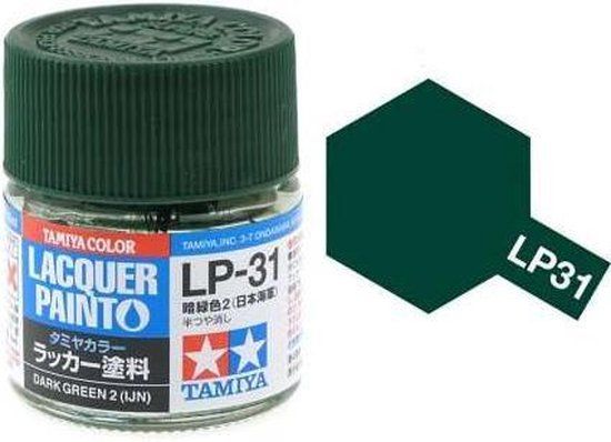 Tamiya LP-31 Dark Green 2 - Matt - Lacquer Paint - 10ml
