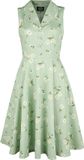 H&R London Timea Swing Dress Dames Midi-jurk - munt - 3XL