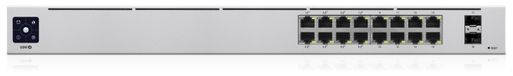 Ubiquiti UniFi USW-16-POE - 16-Port Gigabit PoE+ Managed Switch