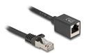 Delock 88052 Câble réseau Noir 0,5 m Cat6a S/FTP