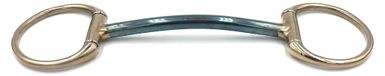 Merkloos Olijfkopstaafbit met Sweet Iron en RVS 70 mm