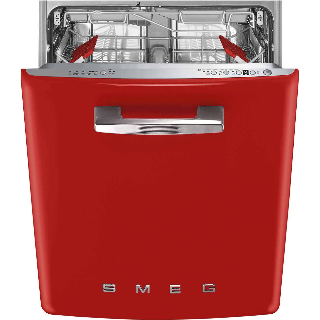 Smeg STFABRD3 - Vaatwasser - Onderbouw - 13 couverts - Rood