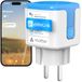 SURFOU Matter 16 A Smart wifi-stopcontact met verbruiksbewaking, smart plug met app eWeLink, timer en afstandsbediening, compatibel met Apple Home, Alexa en Google Home, wifi 2,4 GHz, zonder hub