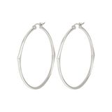 Breil NEW TETRA Oorringen voor Dames - Staal - Zilver - 5 cm