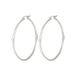 Breil NEW TETRA Oorringen voor Dames - Staal - Zilver - 5 cm