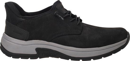 Rieker Instappers - Heren - Zwart - Maat 42 - Nubuck - Herfst/Winter 2024