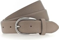 Vanzetti Leren Riem Classics 30mm Cambered Leather Belt W75 Taupe Grijs