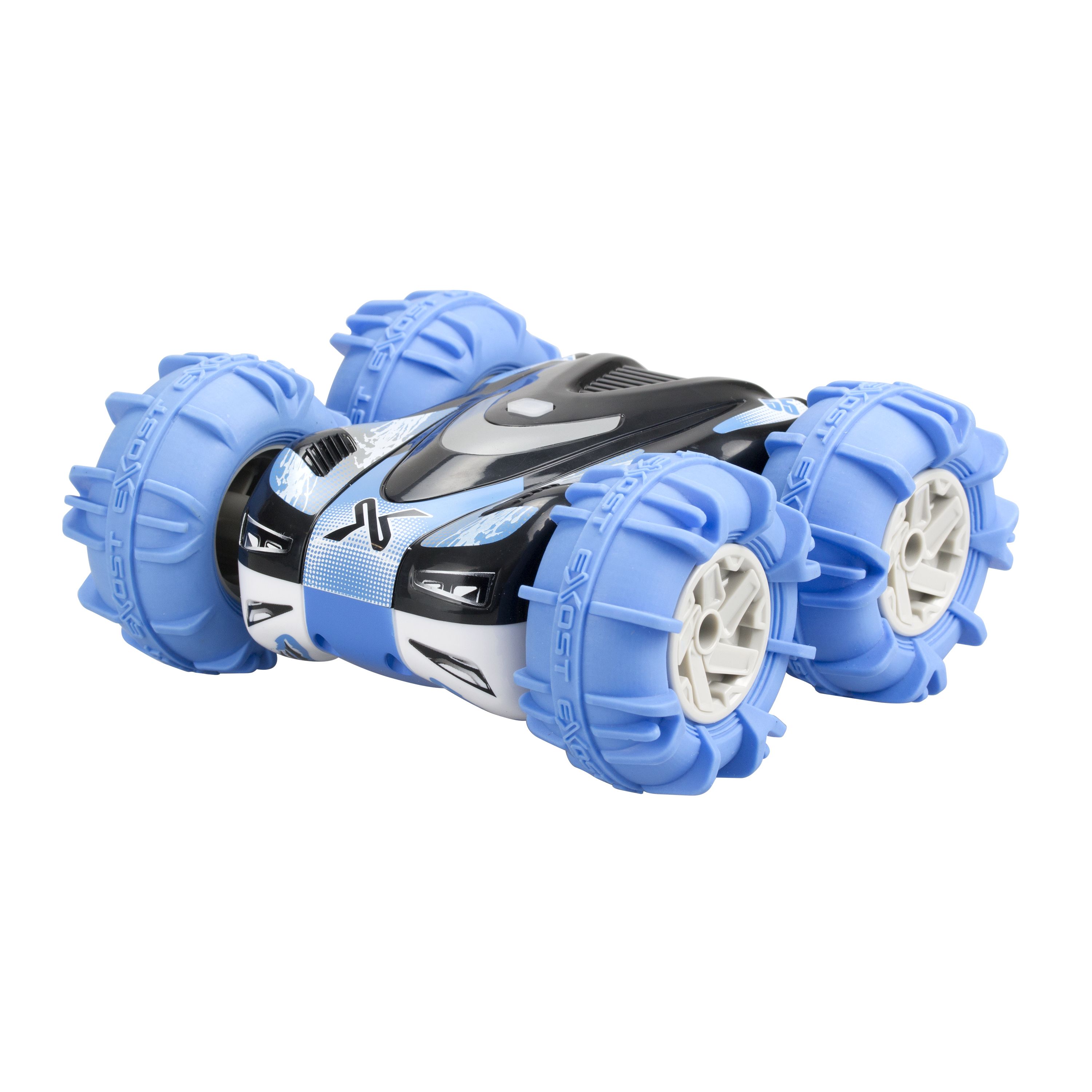 Exost RC AquaCross Amfibie 1:18 - RC Car - Black/Blue - 2.4 GHz - 5+ Years