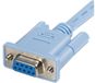 StarTech.com Câble de console Cisco RJ45 vers DB9 de 1,8 m M/F - Bleu