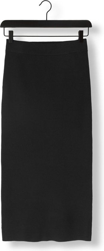 OBJECT Objreynard Hw Knit Skirt Rokken Dames - Zwart - Maat XL