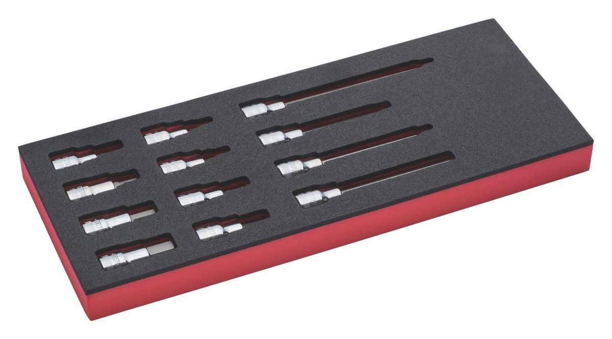 Bahco Foaminlay Fit&Go 1/3 met schroevendraaierdopsleutels 1/2" - 12-delig - FF1E2208