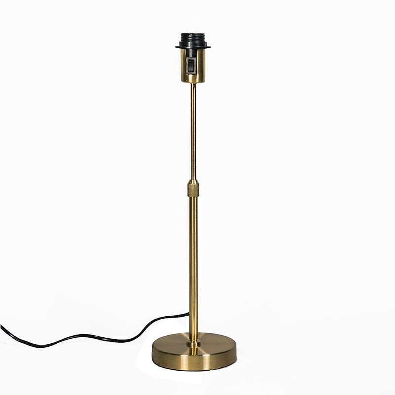 QAZQA Parte Tafellamp - Goud/Messing - H 50 cm - E27