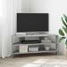 Prolenta Maison Exclusive Meuble TV d'angle, dimensions 100 x 40,5 x 45 cm, couleur gris béton, fabriqué en panneaux de particules