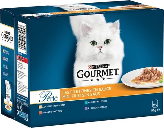 Gourmet Perle Mini Filets in Saus Mix - 12 x 85 gr