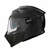 Simpson Darksome Carbon ECE22.06 Systeemhelm - Maat XL - Zwart