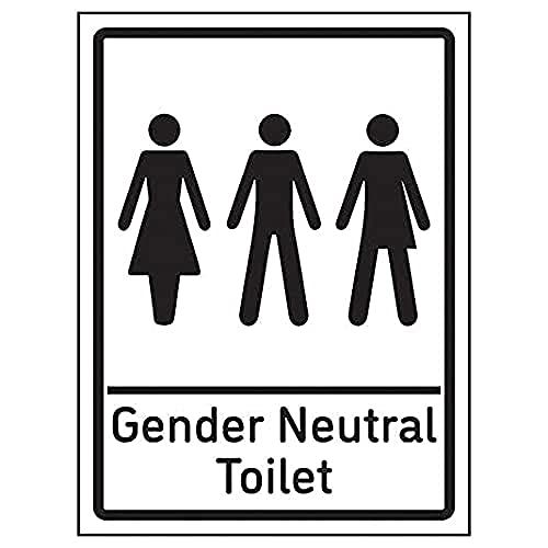 VSafety Genderneutraal toilet - 200x300mm - Aluminium composiet met anti-graffiti