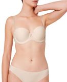 Triumph Pure Micro WDP R Strapless Bra Beige A75