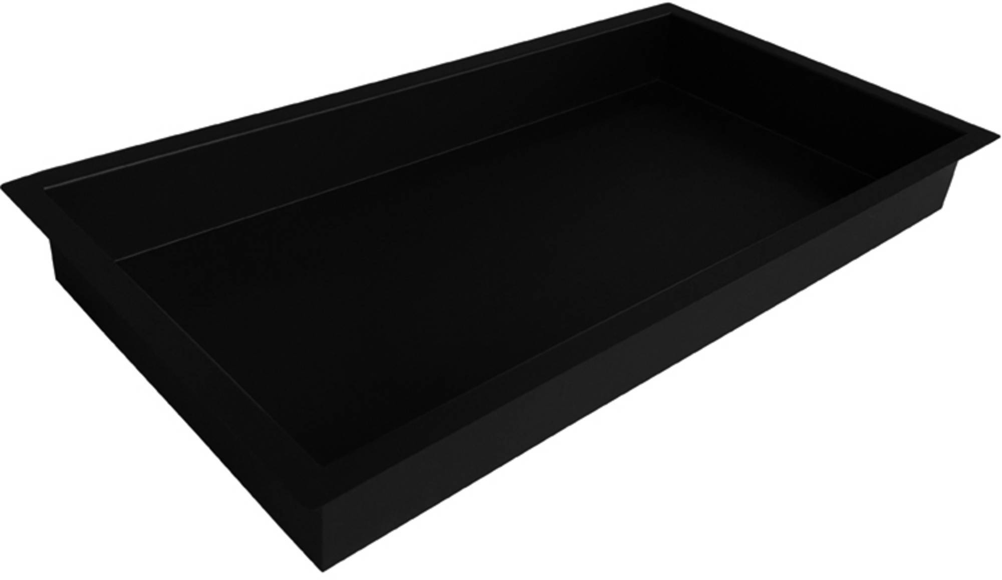 Saqu Inbouwnis 60x10x30 cm Mat Zwart zwart, mat zwart