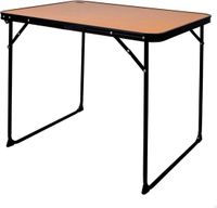 Aktive Table de camping pliable marron 80x60x67 cm