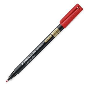Staedtler Lumocolor 319 Permanente Marker - Rood - Fijne Punt - 0,6 mm