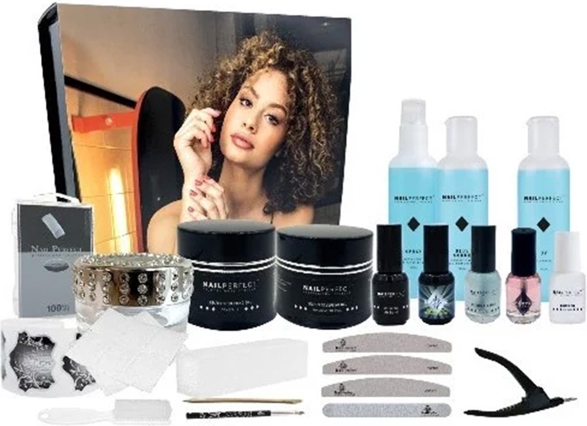 Nailperfect Nail Perfect LED/UV Sculpting Gel Get Started Kit #6 Student Gel Brush