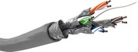 Goobay CAT 6 netwerkkabel, S/FTP (PiMF), CCA, AWG 26/7, LSZH, 100 m, Grijs