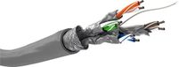 Goobay CAT 6 netwerkkabel, S/FTP (PiMF), CCA, AWG 26/7, LSZH, 100 m, Grijs