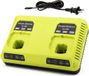 Ryobi Batterie de remplacement pour Ryobi One+ 18V, 6Ah, lithium-ion, compatible avec P104/P107/RB18L50/RB18L20, vert