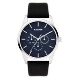 s.Oliver herenhorloge - 42 mm - analoog horloge met kwartswerk - Chronograph & 3 Zeiger - 3 ATM waterdicht