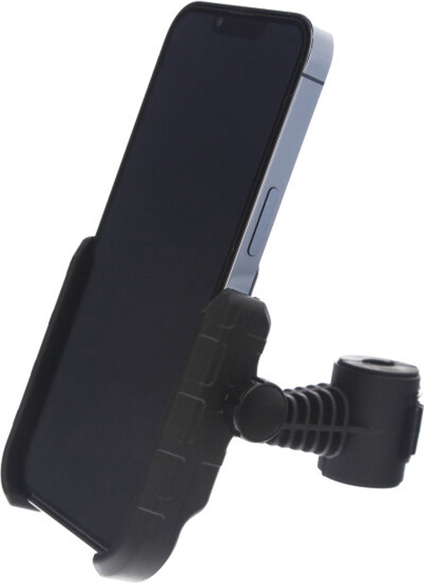Manos Libres - MODEL M | Telefoonhouder Scooter, Motor, Fiets | Universeel Zwart