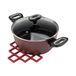 Jata Hogar HACC4546 onderzetter van siliconen, magnetisch, hittebestendig tot 230 °C, 20 x 20 cm