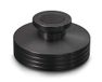 Dynavox Platenspeler Stabilizer PST330, contactgewicht voor platenspeler van aluminium, gewicht 330 g, met carbonoppervlak en inlay, zwart