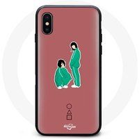 Maniacase Etui voor iPhone XS Max Inktvis spel Ji Yeong No 240 ET Kang Sae Byeok No 067