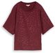 Tom Tailor T-shirt met boxy pasvorm en luipaardprint - Maat XL - Preppy Plum